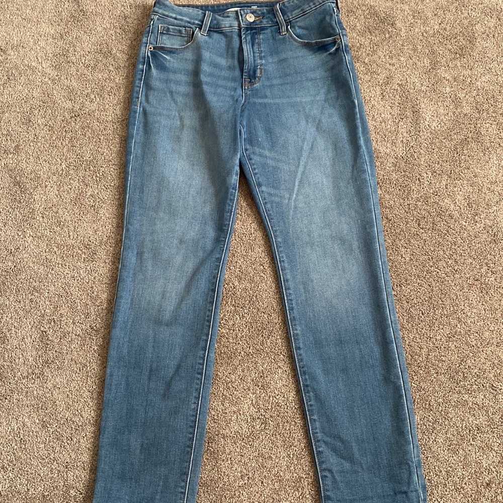 High rise straight old navy jeans